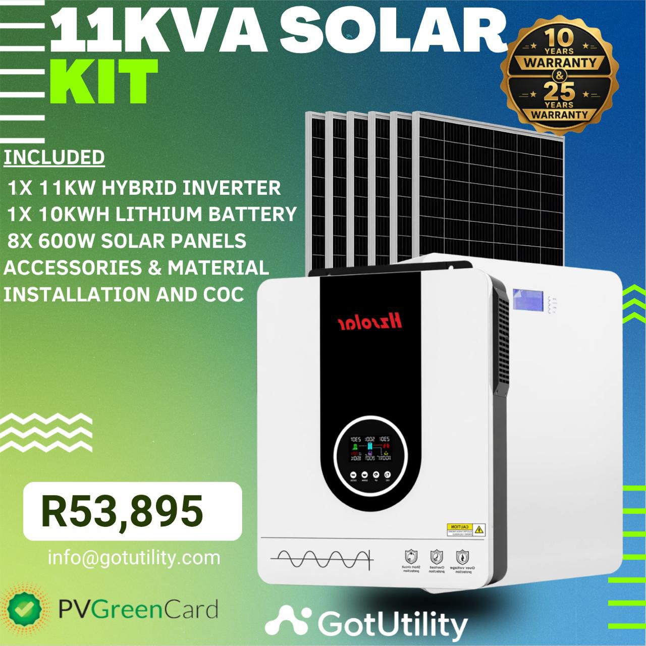 11kVA Solar Kit