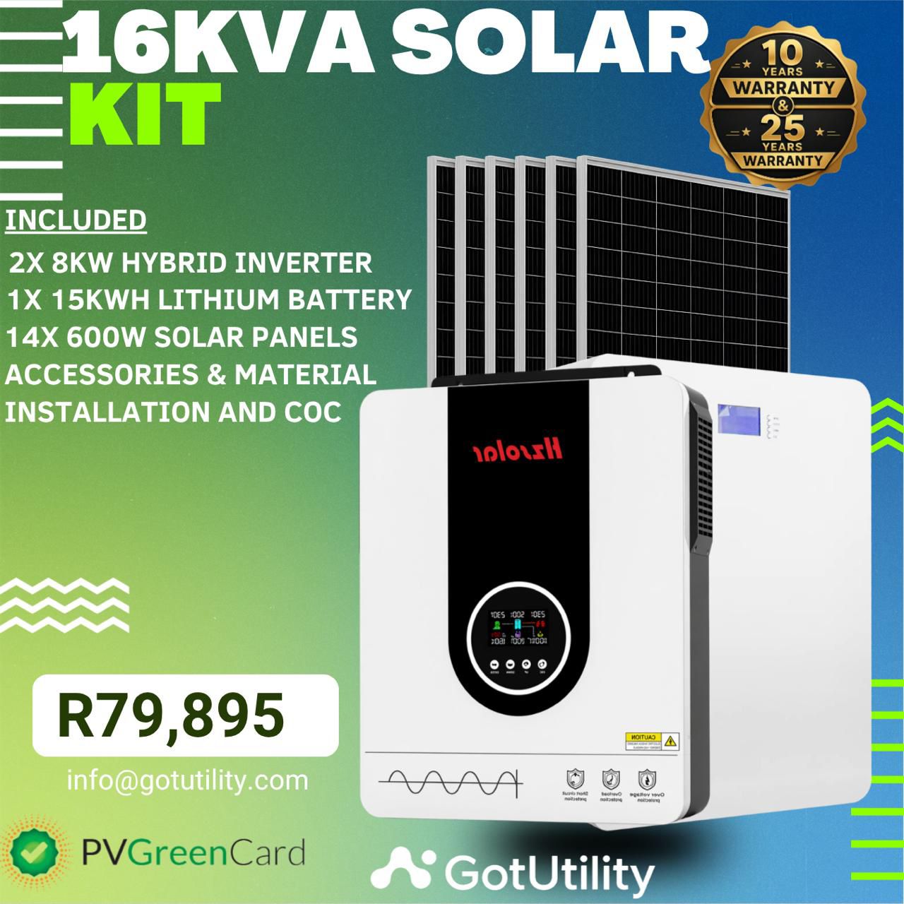 16kVA Solar Kit