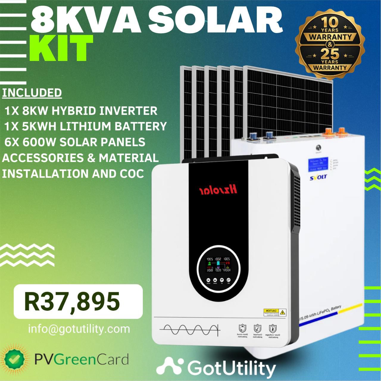 8kVA Solar Kit